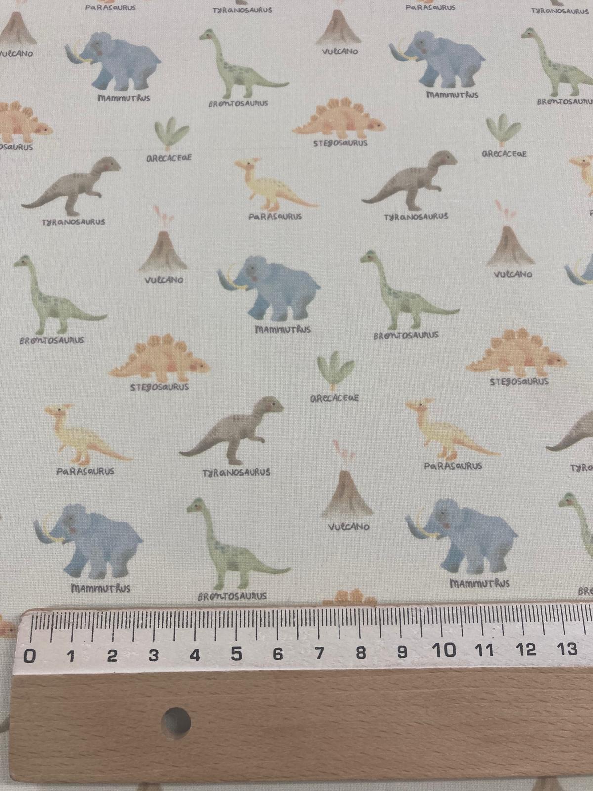 Algodón dinosaurios volcán