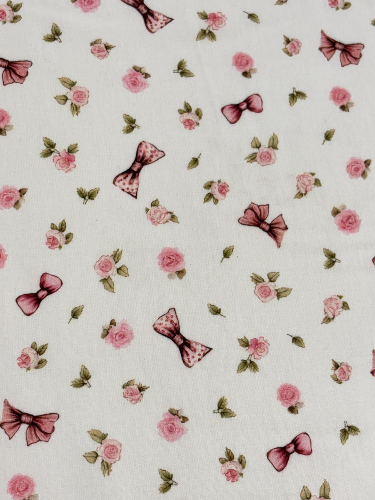 Algodón Lazos flores