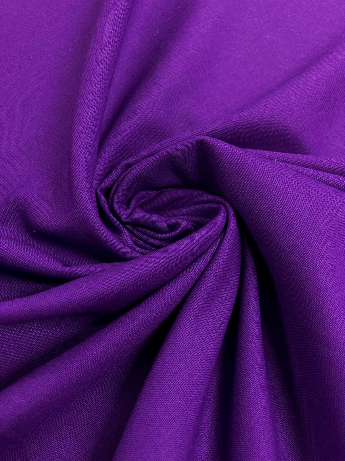 Algodón liso Mali morado