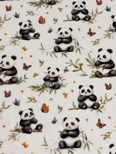 Algodón mariposas osos