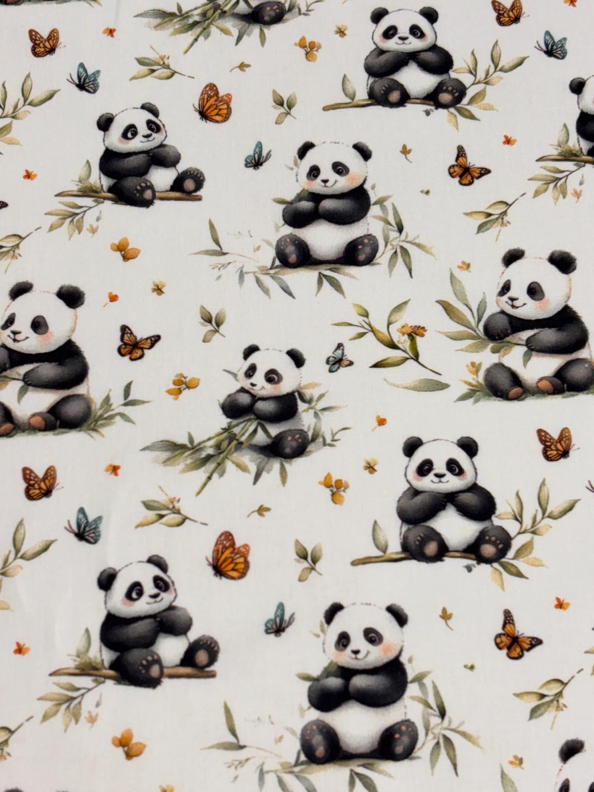 Algodón mariposas osos