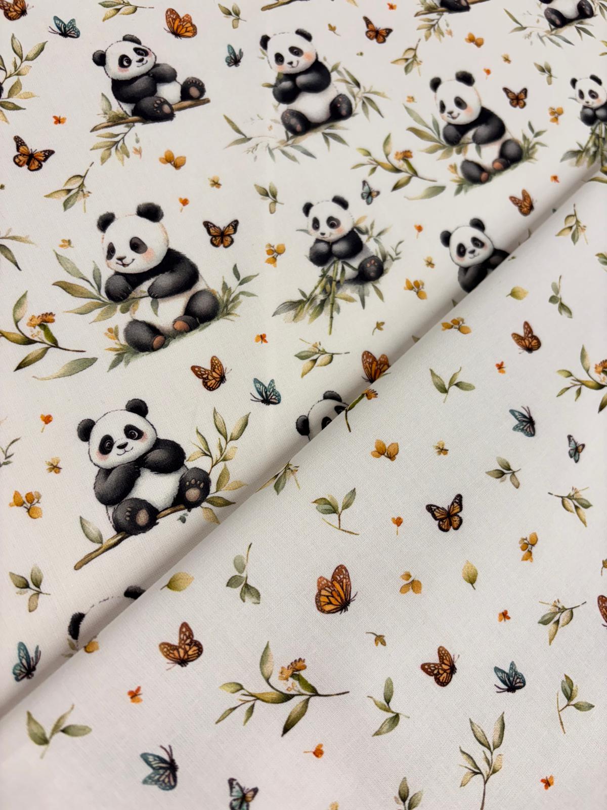 Algodón mariposas osos