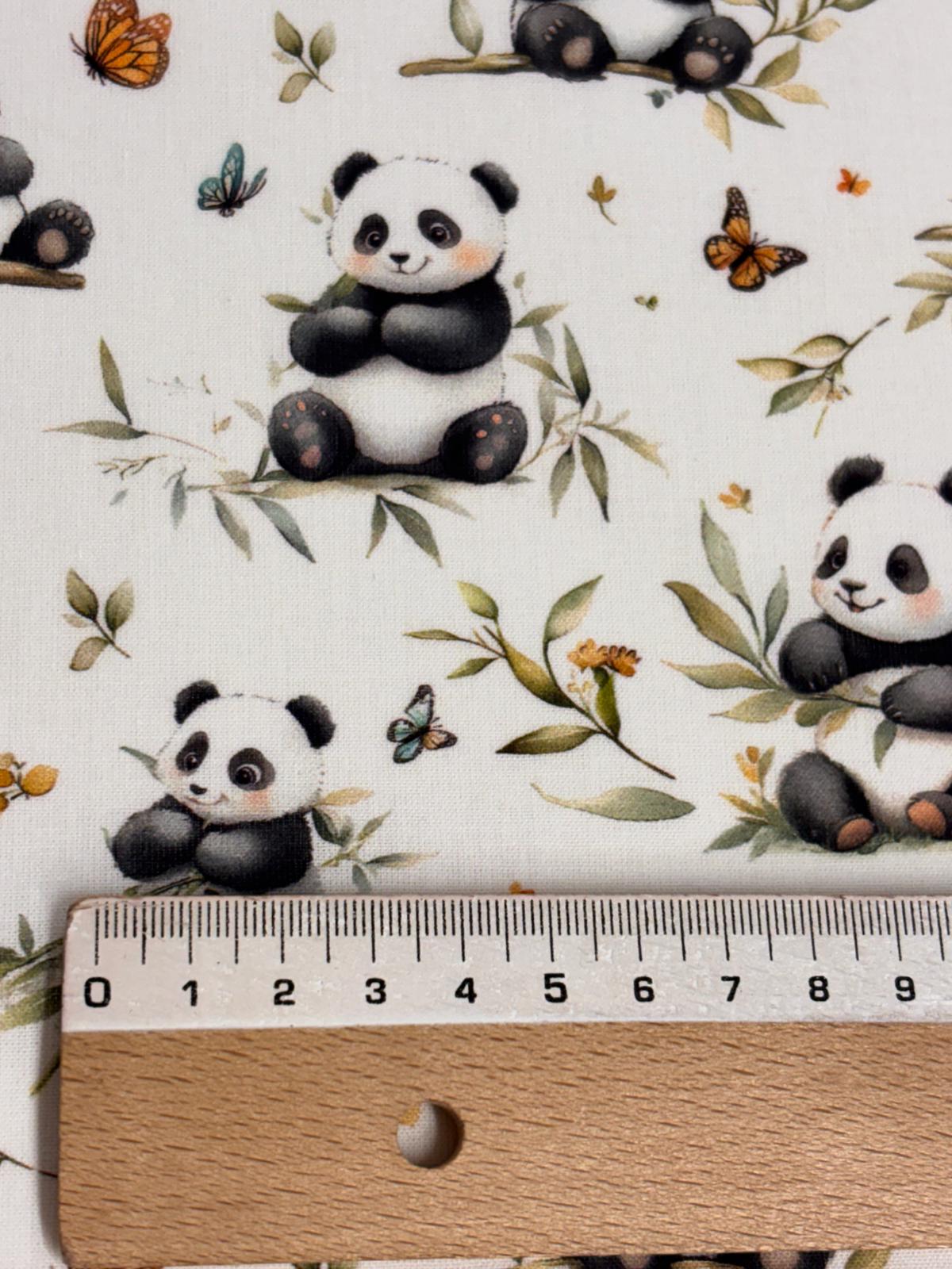 Algodón mariposas osos