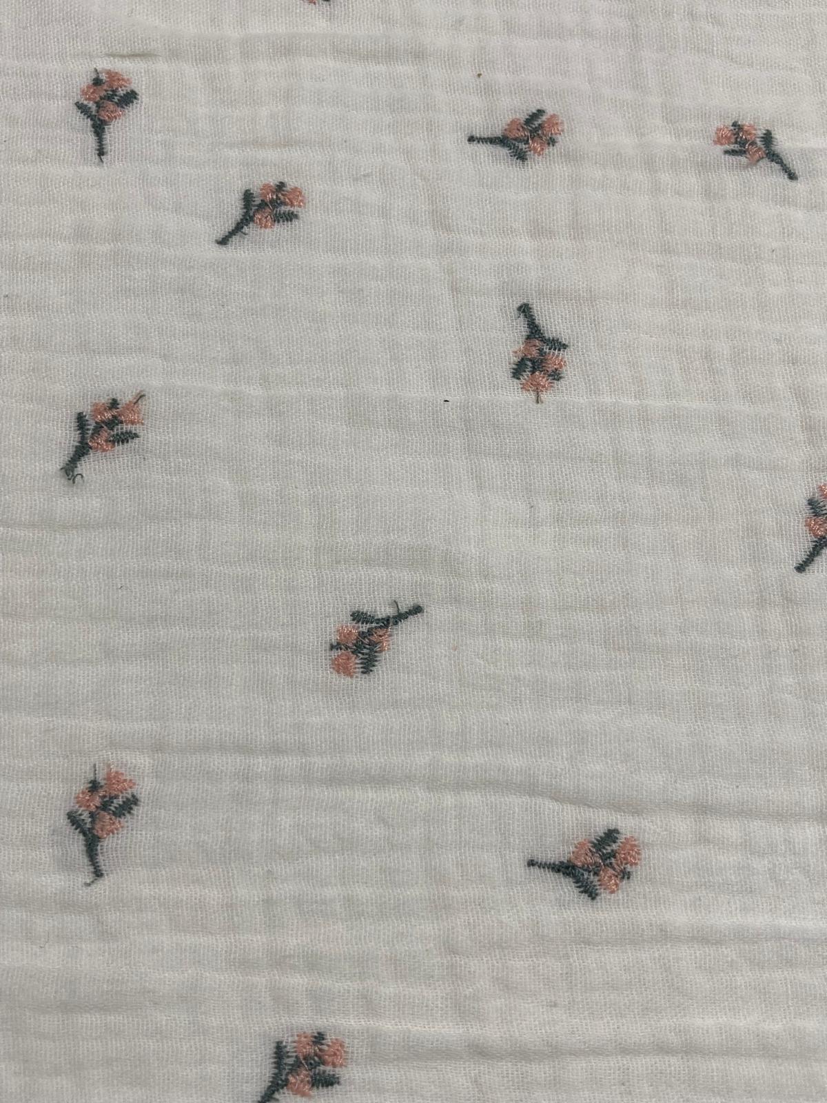 Doble gasa bordada Carrie