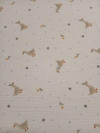 Doble gasa ocas azul