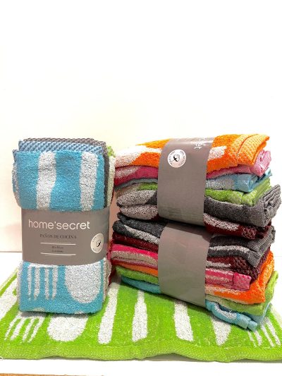 Paño de cocina rizo 100% algodón Pack de 6